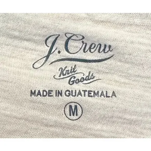 2/$30 J. Crew All Of The Vibes Retro Cotton Tee Shirt BH433 Size M - Picture 10 of 13